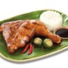 Chicken Inasal Served With Fried Egg & Sizzling Kangkong