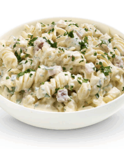 Chicken & Bacon Carbonara With Salad