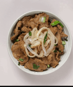 Bistek Tagalog With Fried Egg And Rice